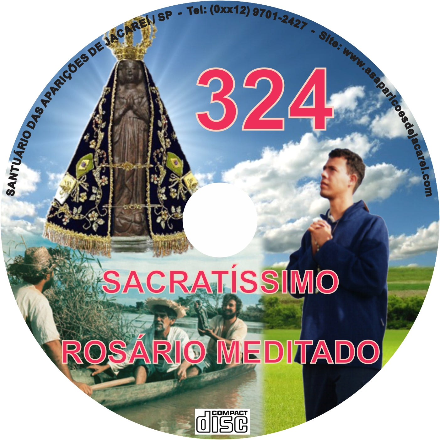 CD Rosário Meditado 324 CD Rosário Meditado 324